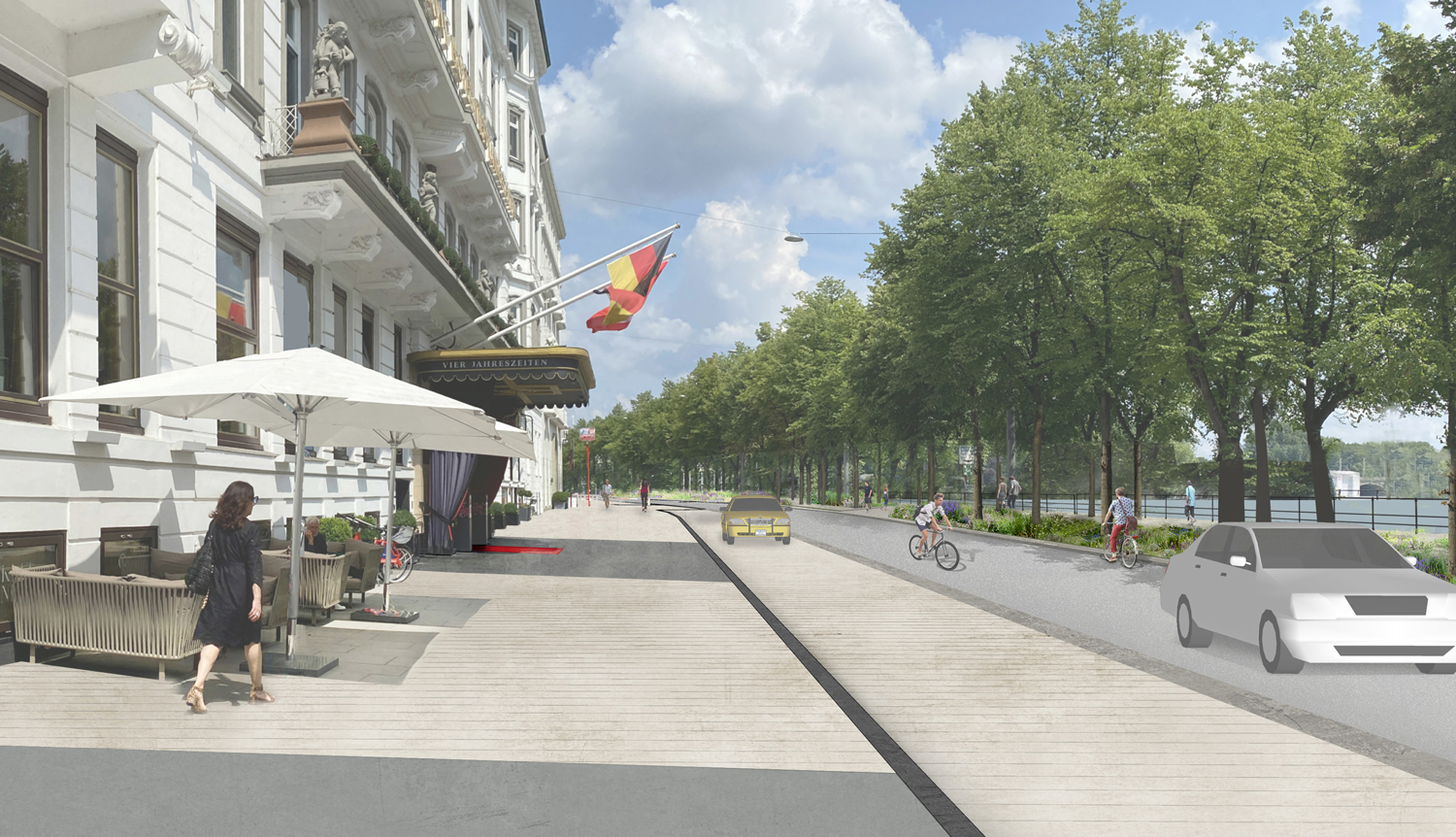 Ansicht Neuer Jungfernstieg 2